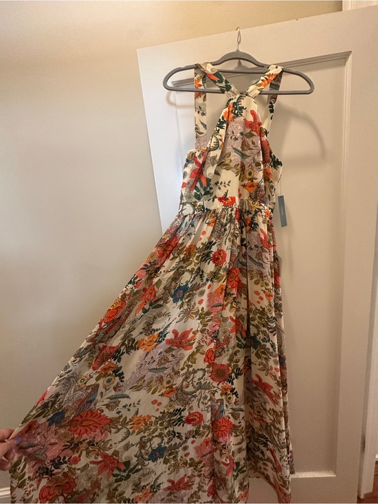Lulus Dresses & Skirts - Lulu's Floral Floor Length Halter Gown